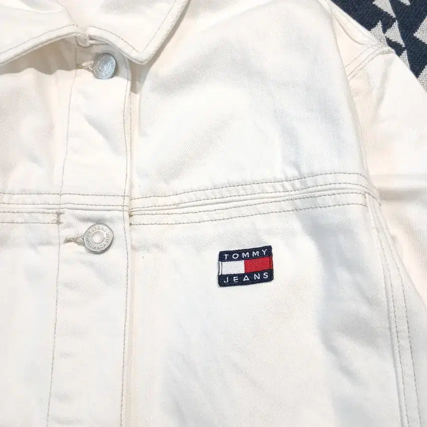 [BUNJANG] Adidas Beckenbauer Track Top Jacket / 타미힐피거 타미진스 화이트 베이지 스티치 로고 아메카지 화이트진 데님자켓