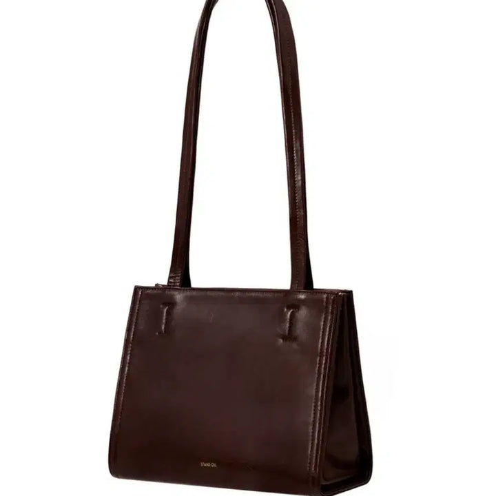 [BUNJANG] Stand Oil Oblong Bag Mini Marron Shoulder Bag / 스탠드오일 오블롱백 미니 마론 숄더백 플랩백 브라운 토트백