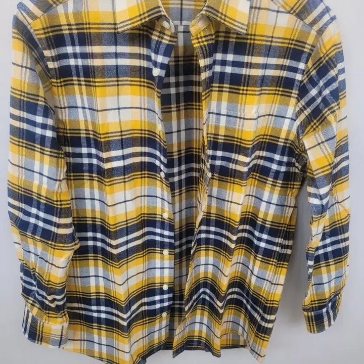 [BUNJANG] Readyfit Yellow Checkered Shirt / 레디핏 Yellow 체크 남방 셔츠