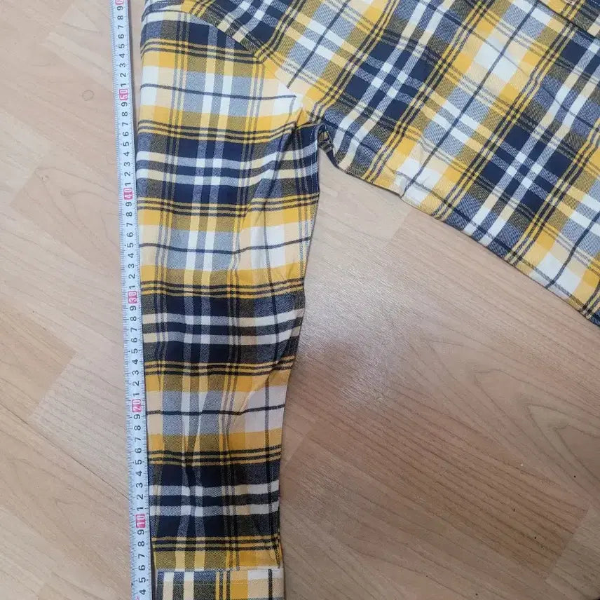 [BUNJANG] Readyfit Yellow Checkered Shirt / 레디핏 Yellow 체크 남방 셔츠
