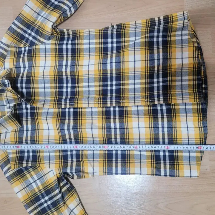 [BUNJANG] Readyfit Yellow Checkered Shirt / 레디핏 Yellow 체크 남방 셔츠