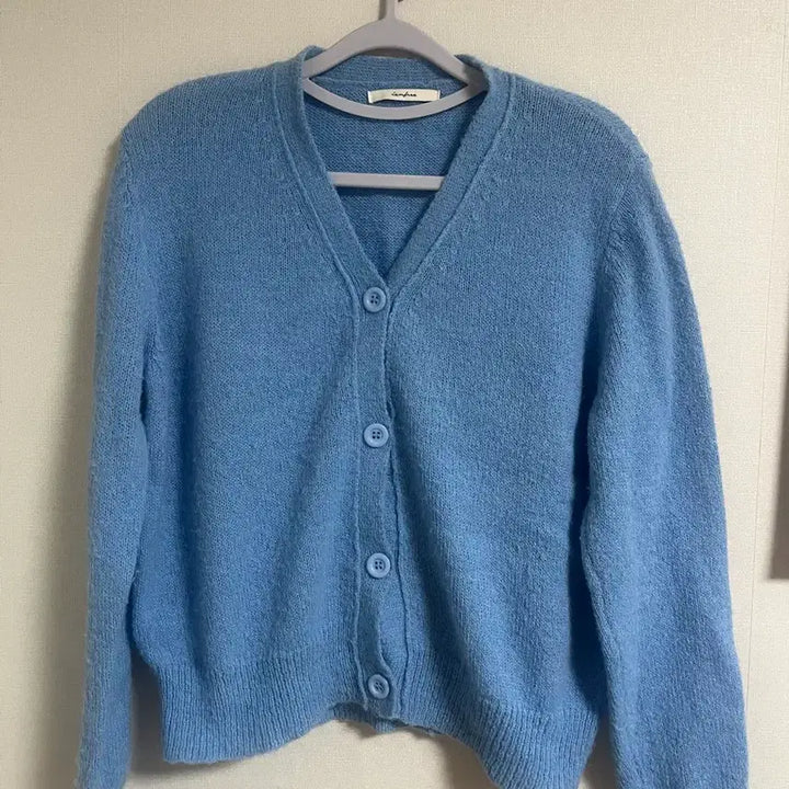 [BUNJANG] Sky Blue Knit Cardigan / 하늘색 가디건