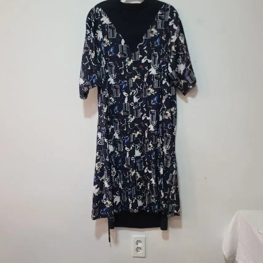 [BUNJANG] SYSTEM Black Long Dress / SYSTEM 블랙 롱 원피스