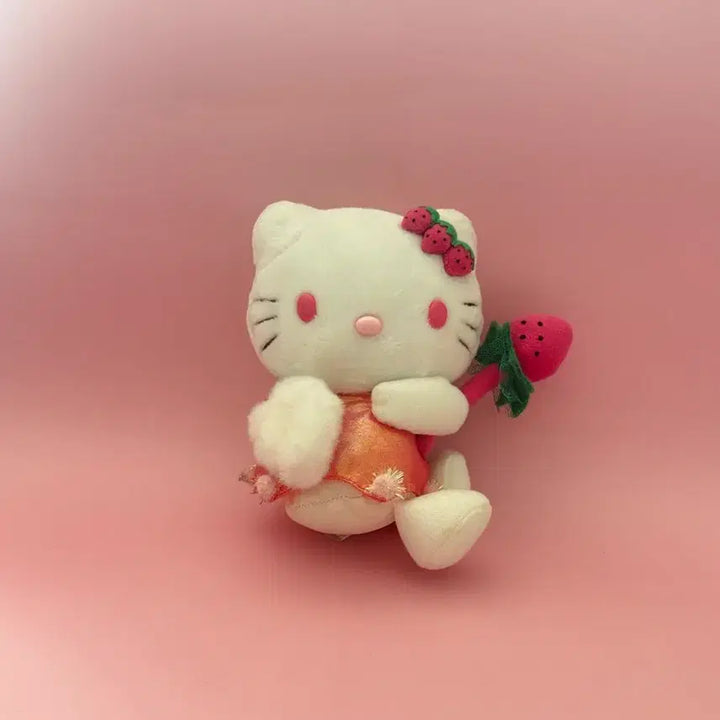 [BUNJANG] Classic Hello Kitty Strawberry Angel Kitty Doll / 고전키티 딸기키티 천사키티 키티인형