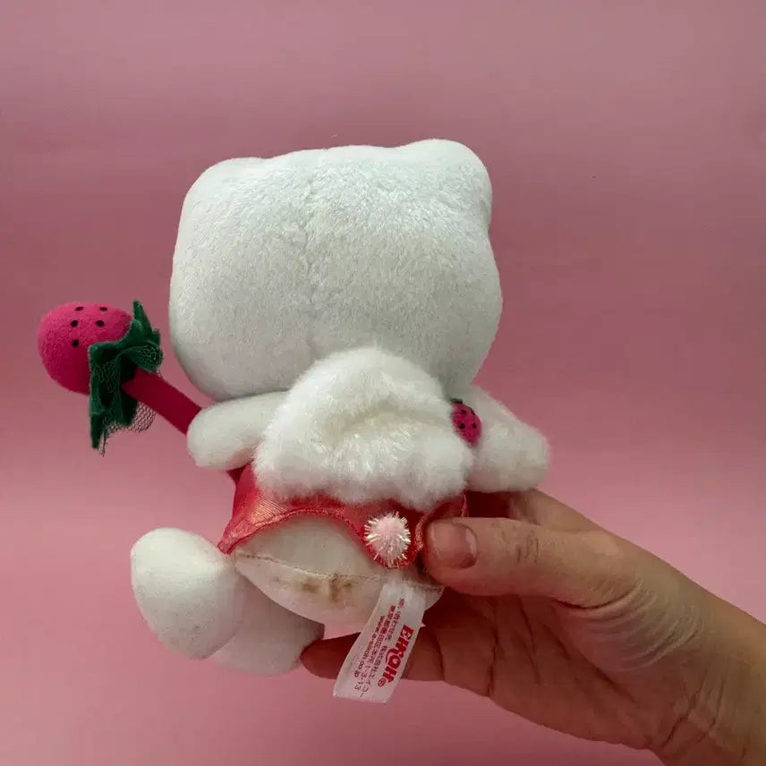 [BUNJANG] Classic Hello Kitty Strawberry Angel Kitty Doll / 고전키티 딸기키티 천사키티 키티인형