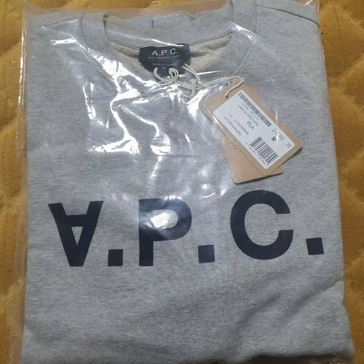 [BUNJANG] A.P.C. Gray M Crewneck Sweatshirt / 아페쎄 맨투맨 그레이 m