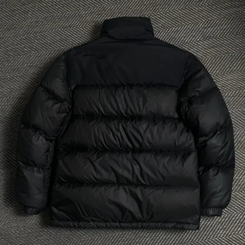 [BUNJANG] Adidas Embroidered Logo Duck Down Puffer Jacket Black / 아디다스 자수로고 덕 다운 푸퍼 패딩 블랙o 4841