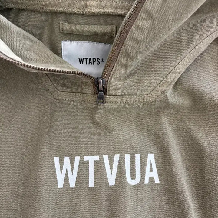[BUNJANG] WTAPS Khaki Anorak Hoodie (L) / 더블탭스 카키 아노락 후드 02 (L)