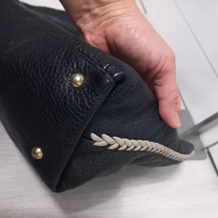 [BUNJANG] Furla Leather Tote Bag - Black / 훌라 가죽 토트백.블랙