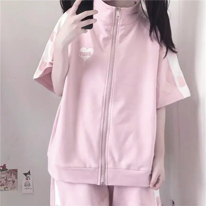 [SOLD OUT] 양산형 서브컬쳐 삼선 반팔져지