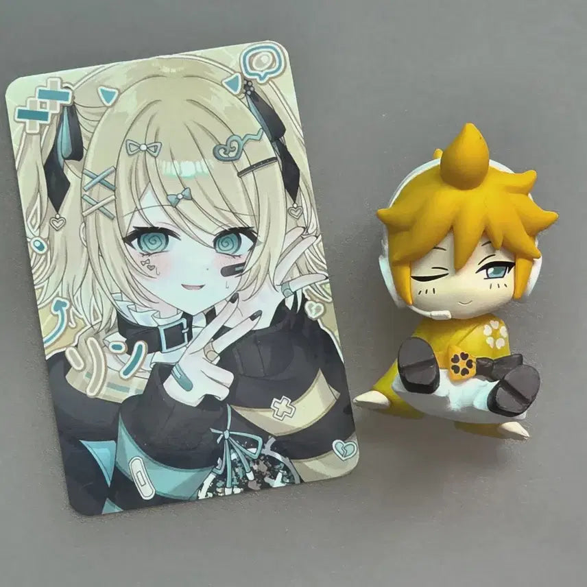[BUNJANG] Vocaloid Kagamine Len Shoulder Bump Gacha Figure / 보컬로이드 보카로 카가미네 렌 어깨꿍 가챠 피규어