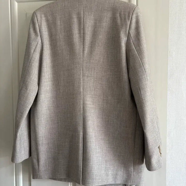 [BUNJANG] Beige Check Pattern Spring Jacket / 잔체크 베이지자켓 봄자켓