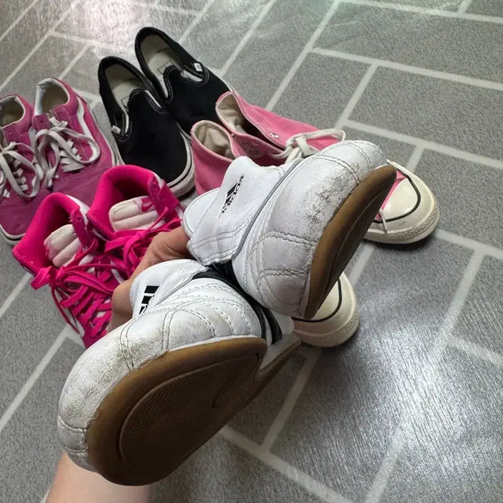 [BUNJANG] Adidas Taekwondo White 245 Shoes / 아디다스태권도 화이트 245