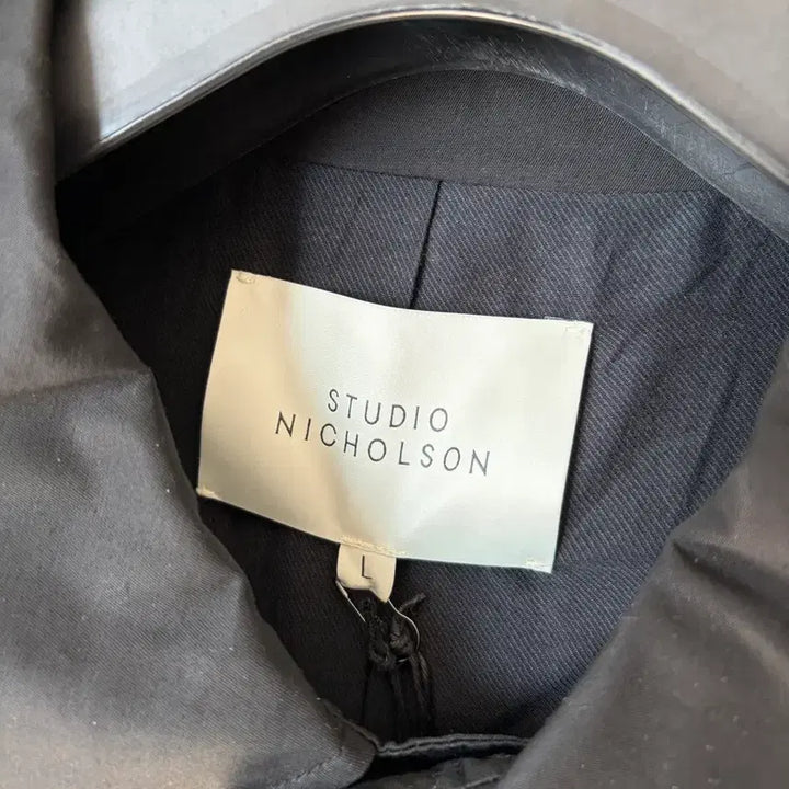 [BUNJANG] Studio Nicholson Ventus Oversized Coat Dark Navy / 스튜디오 니콜슨 벤투스 오버사이즈 코트 다크 네이비(블랙)
