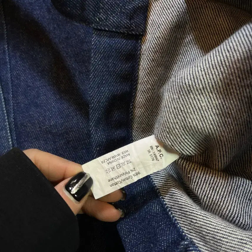 [SOLD OUT] A.P.C. 브레인 데님 토트백
