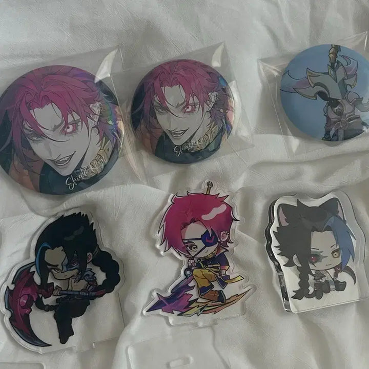 [BUNJANG] League of Legends Kayn Acrylic Bundle Set / 리그오브레전드 롤 케인 굿즈 비공굿 아크릴 일괄
