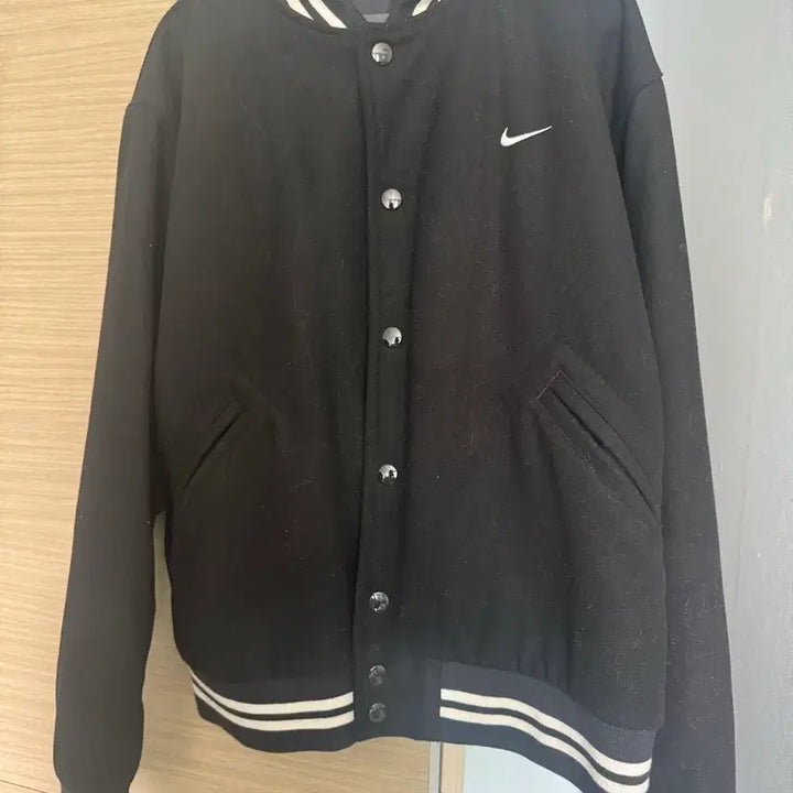 [BUNJANG] Nike Varsity Jacket - Black XL / 나이키 바시티 자켓 xl