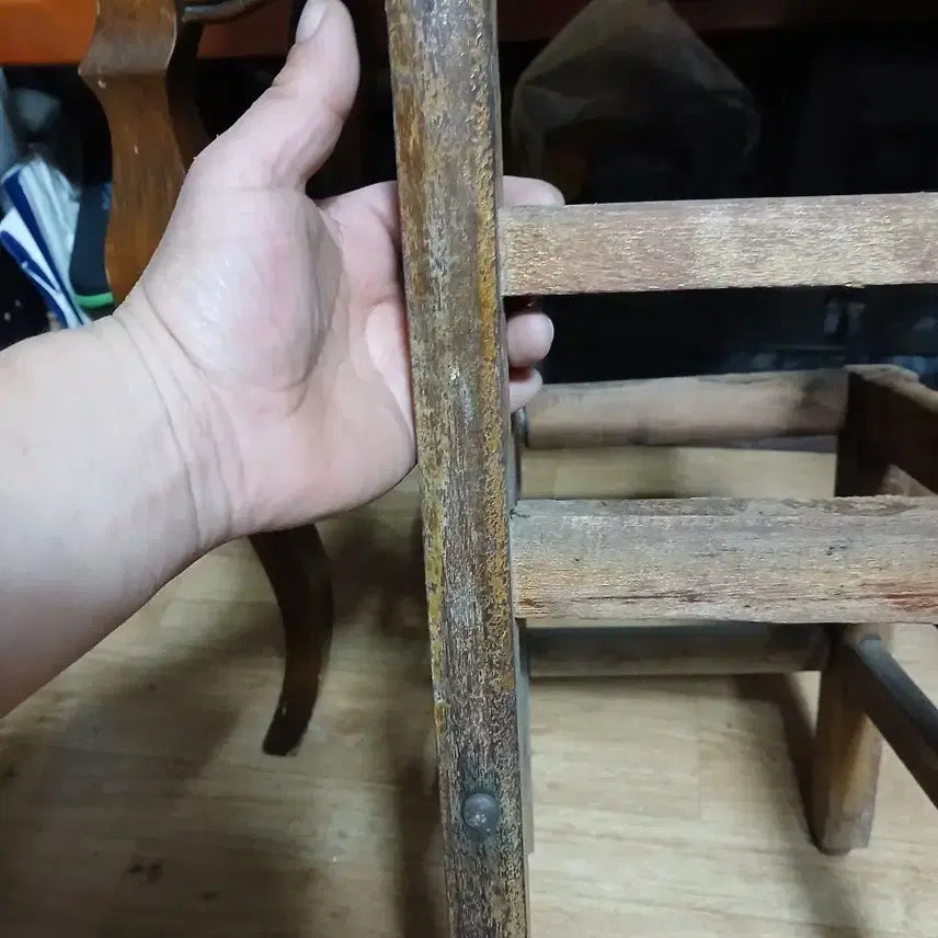 [BUNJANG] Old Wooden Elementary School Chair / 옛날소학교의자
