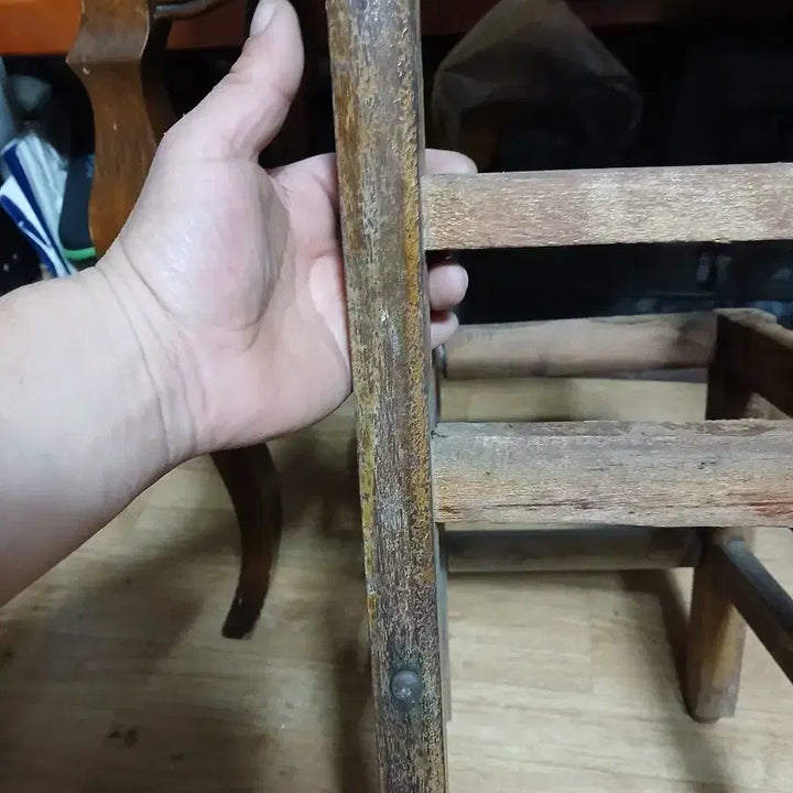 [BUNJANG] Old Wooden Elementary School Chair / 옛날소학교의자