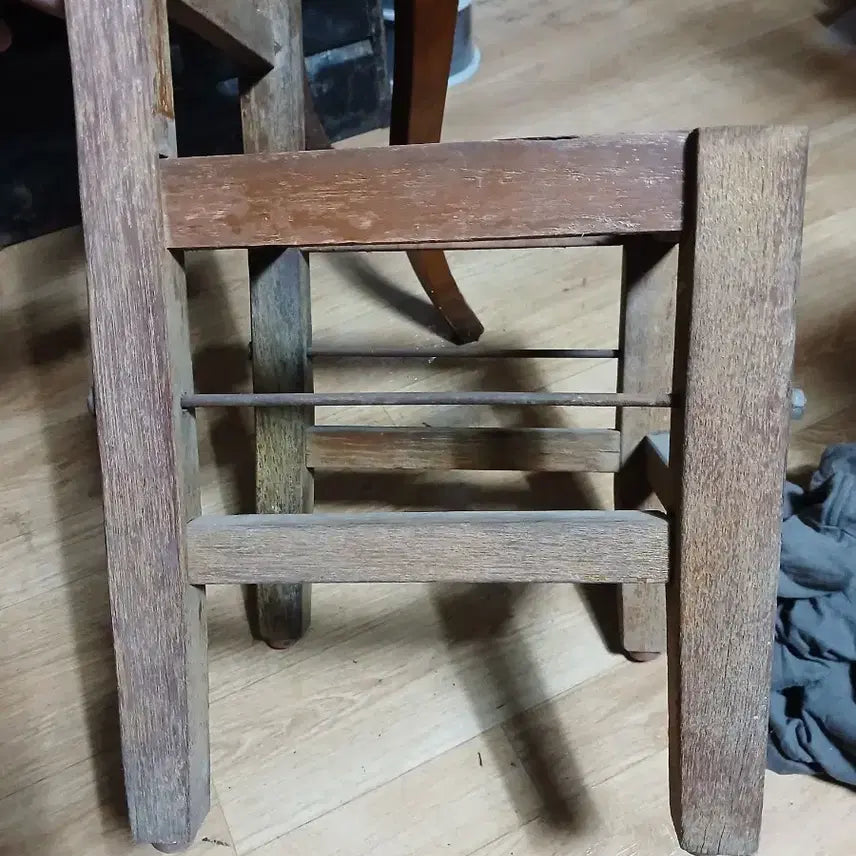 [BUNJANG] Old Wooden Elementary School Chair / 옛날소학교의자