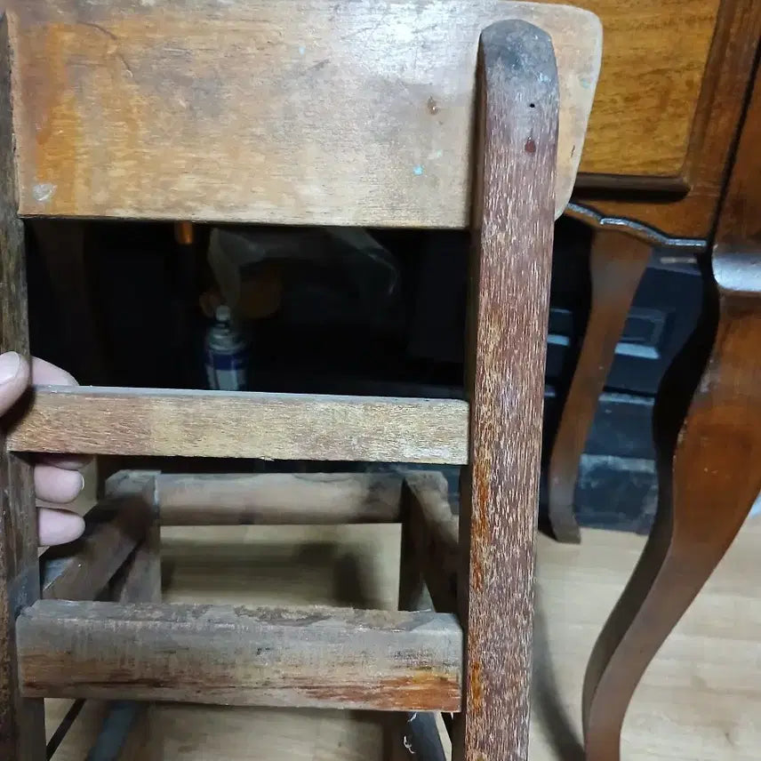 [BUNJANG] Old Wooden Elementary School Chair / 옛날소학교의자