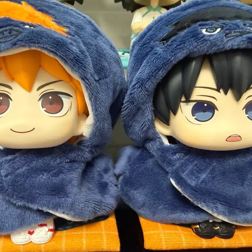 [BUNJANG] Haikyuu Hinata &amp; Kageyama Lookup Figure with Poncho / 하이큐 히나타 카게야마 룩업(판초포함)