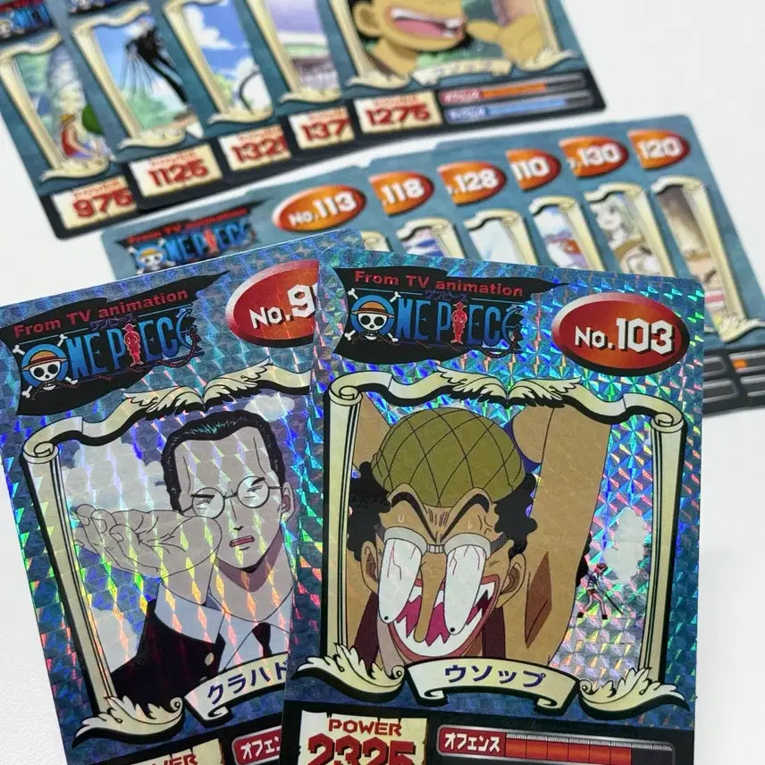 [BUNJANG] One Piece Classic Card Set / 13장 세트) 원피스 고전 카드 일본 공식 포카 홀로그램 레어 레트로