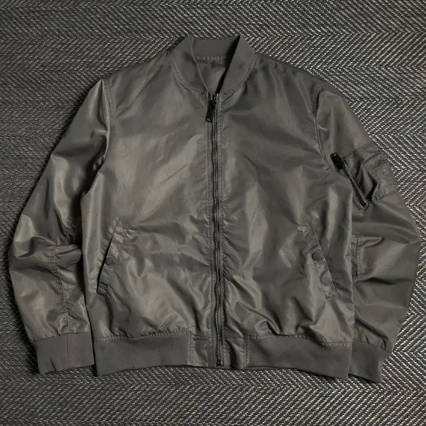 [BUNJANG] Vintage Nylon MA-1 Bomber Jacket / 빈티지 나일론 블루종 MA-1 항공 점퍼y 4851