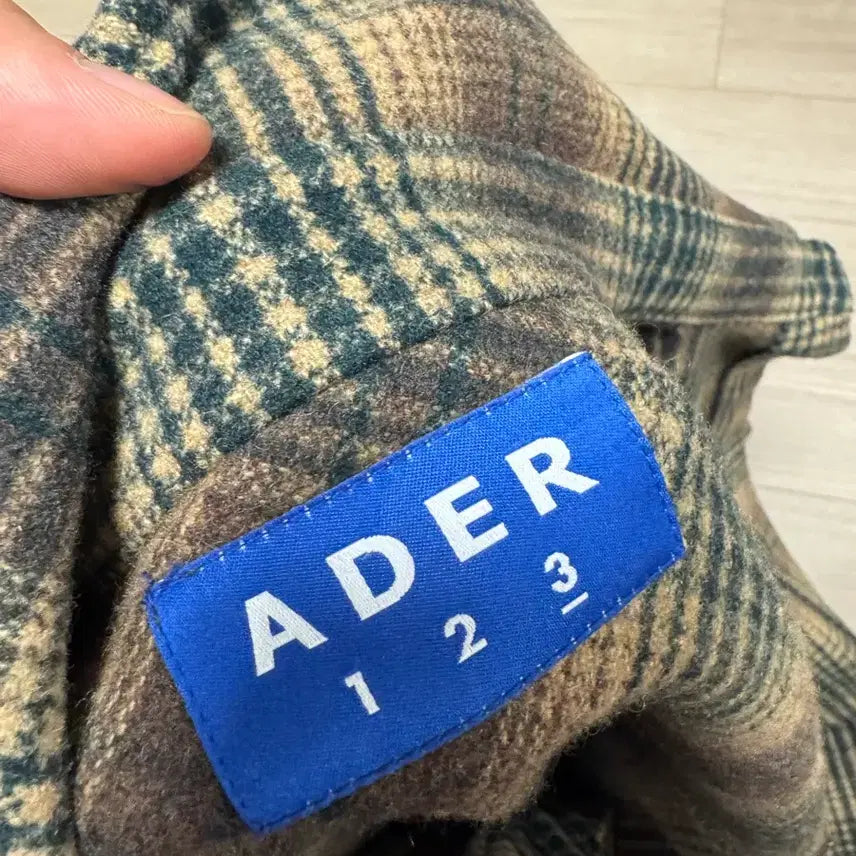 [BUNJANG] ADER Error Check Wool Shirt (Size 3) / 아더에러 체크 울 셔츠 3사이즈
