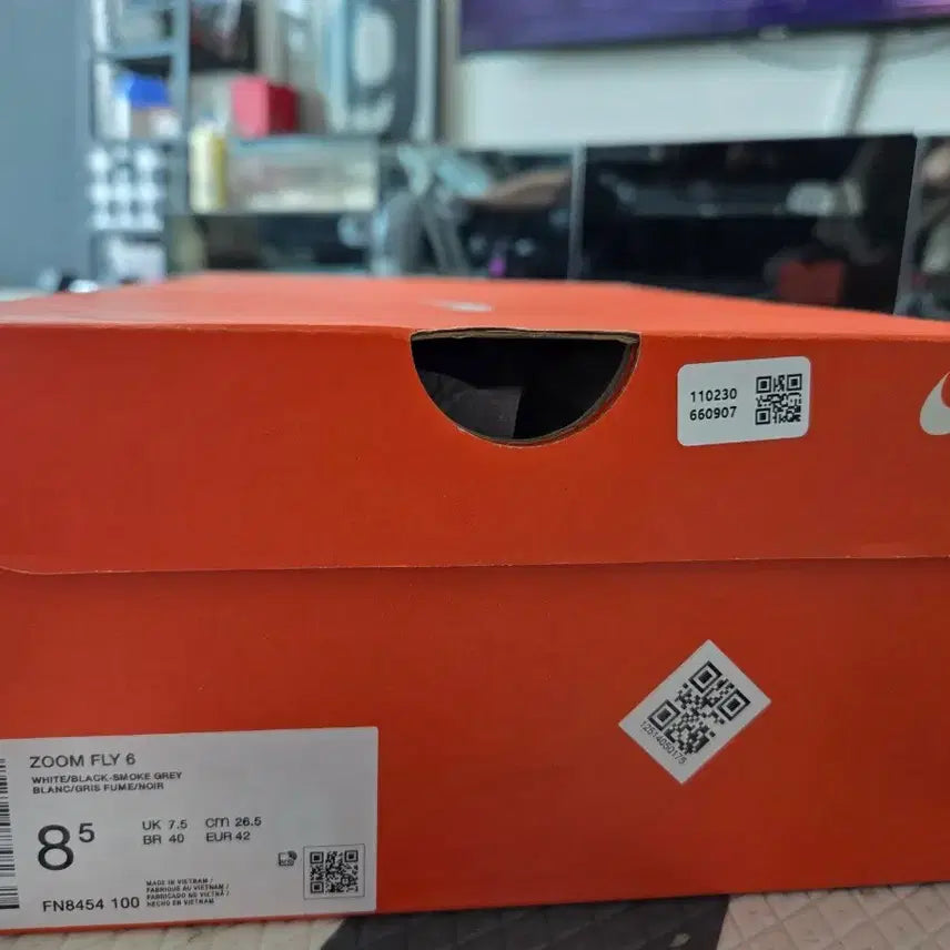 [BUNJANG] Nike Zoom Fly 6 White Smoke Grey Running Shoes / 나이키 줌 플라이 6 화이트스모크그레이 265mm