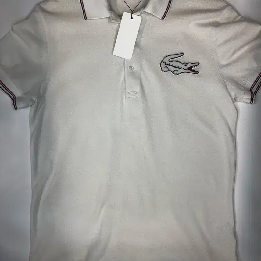 [SOLD OUT] 라코스테 흰색 반팔 카라티
