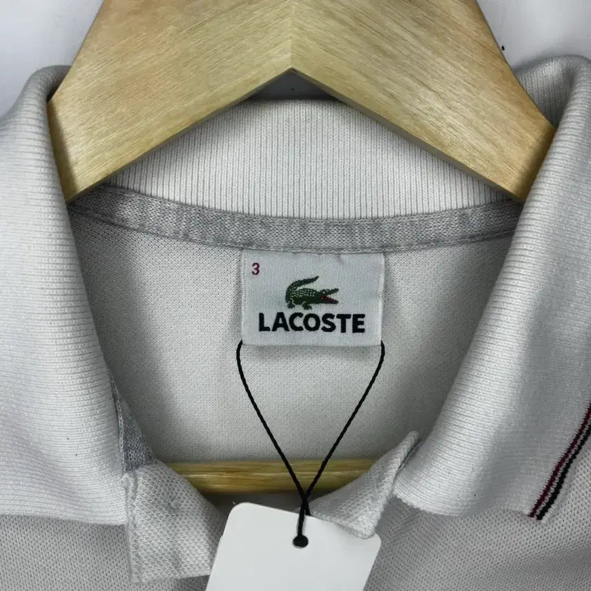 [SOLD OUT] 라코스테 흰색 반팔 카라티