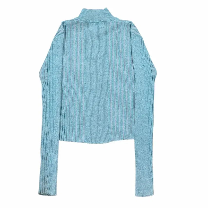 [BUNJANG] Matinkim Snap Button Collar Knit Cardigan / 마뗑킴 스냅 버튼 카라 니트 가디건