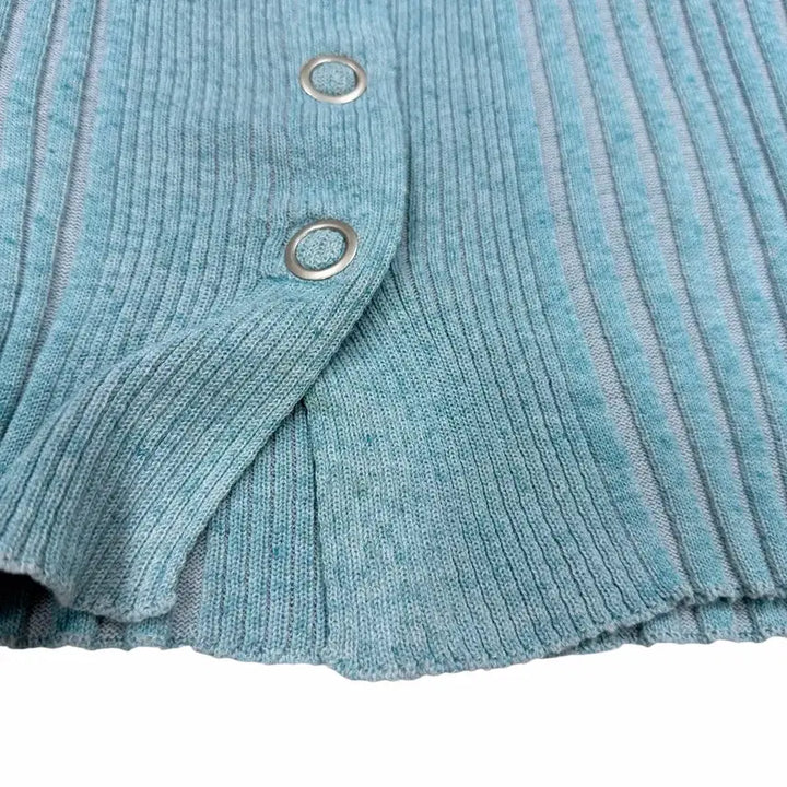 [BUNJANG] Matinkim Snap Button Collar Knit Cardigan / 마뗑킴 스냅 버튼 카라 니트 가디건