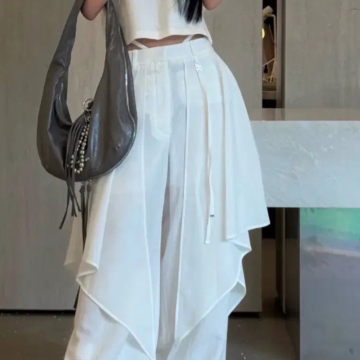 [BUNJANG] Trimming Bird Zipper Finishing Leather Hobo Bag / 트리밍버드 Zipper Finishing Leather Hobo Bag