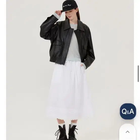 [BUNJANG] Lee No Yoon Seo Frill Long Skirt White / (새상품) Lee 우먼 프릴 롱 스커트 화이트