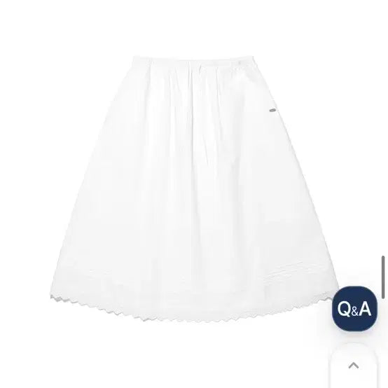 [BUNJANG] Lee No Yoon Seo Frill Long Skirt White / (새상품) Lee 우먼 프릴 롱 스커트 화이트