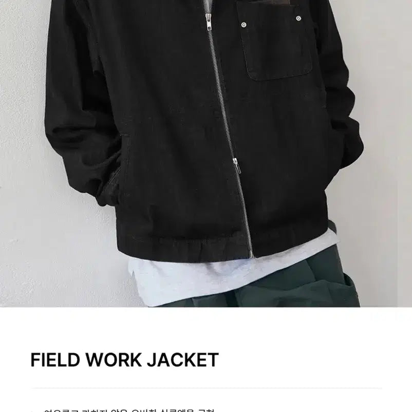 [SOLD OUT] (새상품)(L) 드로우핏 필드 워크 자켓 [BLACK] 판매