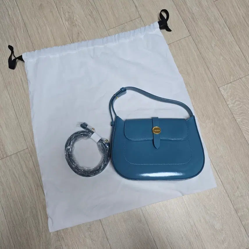 [BUNJANG] Le Mèmé Sac Petit Mer Blue Top Handle Bag / 르메메 삭쁘띠