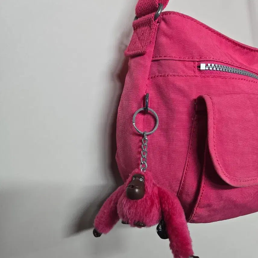 [BUNJANG] Kipling Pink Crossbody Bag / 키플링 핑크 크로스백