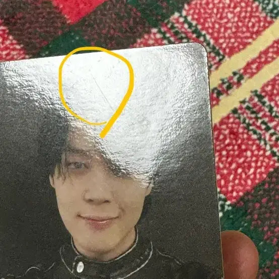 [BUNJANG] BTS Jimin Face JPFC Lucky Draw Photocard / bts 지민 face JPFC 럭드 당첨 희귀 포카