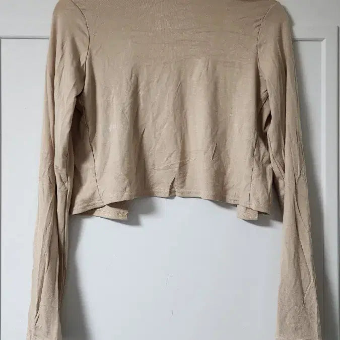 [BUNJANG] Beige Tutu Crop Cardigan Set / 베이지 튜튜 크롭 가디건 세트 새상품