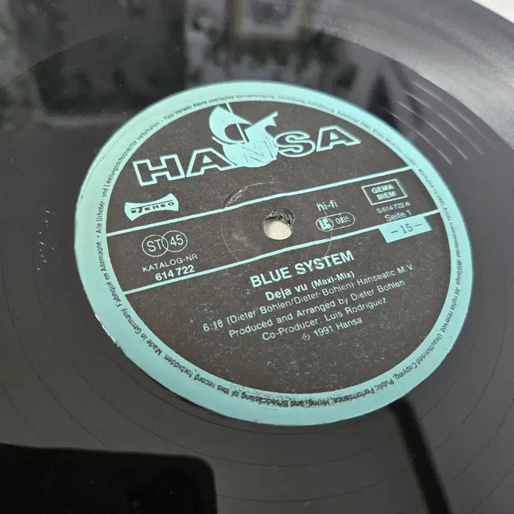 [BUNJANG] Blue System Deja Vu LP Record / 블루 시스템 Deja Vu LP판