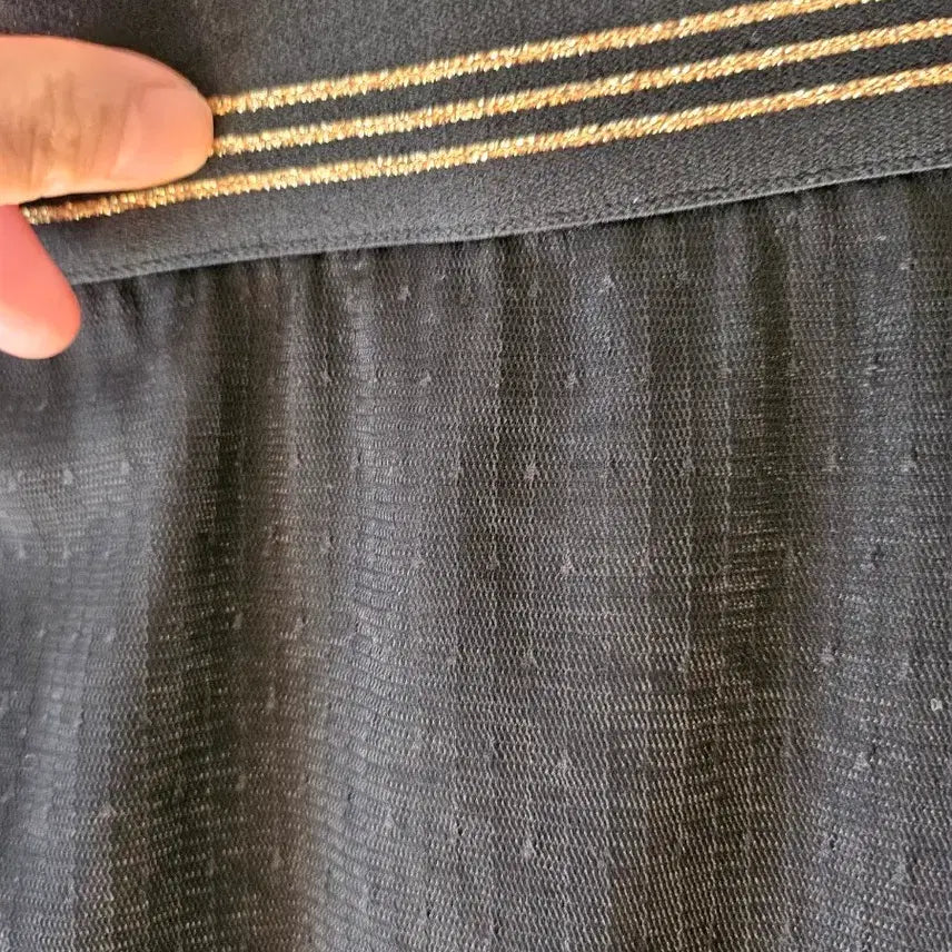 [BUNJANG] It MICHAA Black See-through Layered Long Skirt / 잇미샤 블랙시스루 스커트 택도안땐 새상품