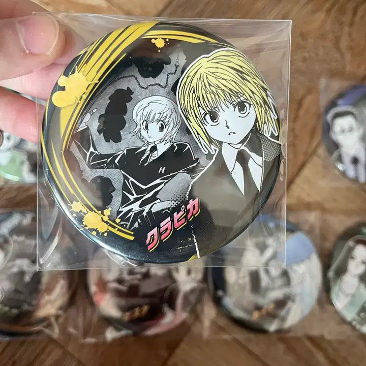 [BUNJANG] Hunter x Hunter Original Illustration Character Badge Bundle Set / 일괄)헌터x헌터 원화 캐릭터 캔뱃지