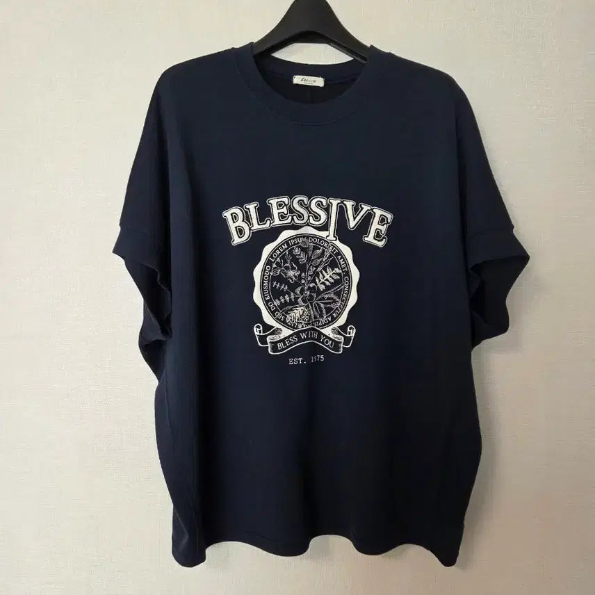 [BUNJANG] Navy Sleeveless T-shirt - Oversized Fit / 가오리핏 캡소매 맨투맨 77