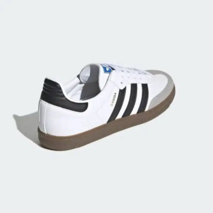 [BUNJANG] Adidas Samba Vegan White Black Sneakers / 아디다스 삼바 비건 화이트 블랙 225