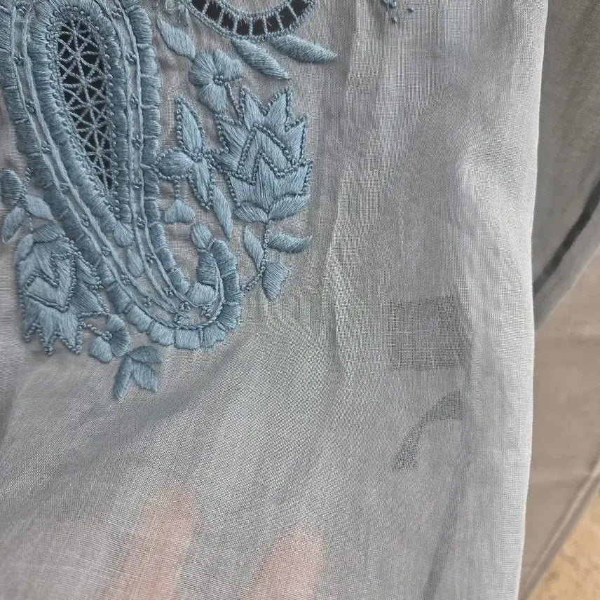 [BUNJANG] Ralph Lauren Black Label Sheer Blouse / 랄프로렌 블랙라벨 시스루블라우스