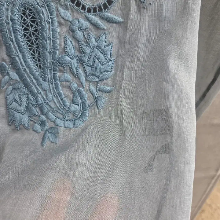 [BUNJANG] Ralph Lauren Black Label Sheer Blouse / 랄프로렌 블랙라벨 시스루블라우스