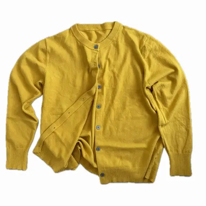 [BUNJANG] Round Neck Button Cardigan / 라운드넥 버튼 가디건